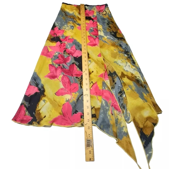 Dress-U by Sharon multicolor 2 Pc lined asymmetrical Maxi Dress/Sleeveless top - Picture 11 of 11